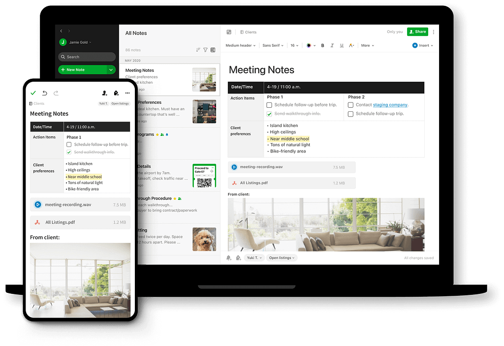 evernote note taking ipad