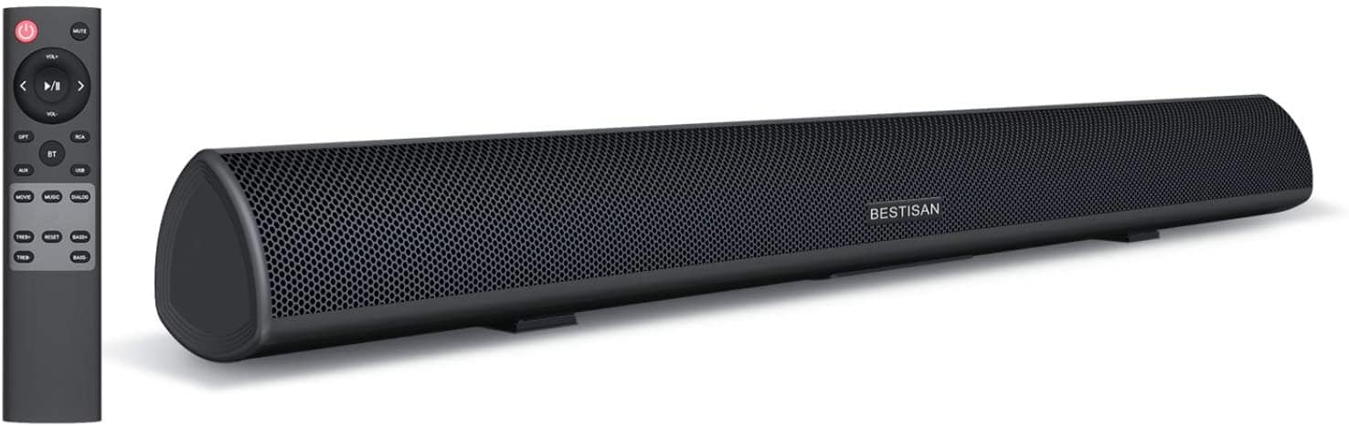 Bestisan Soundbar Wireless and Wired Home Theater Speaker